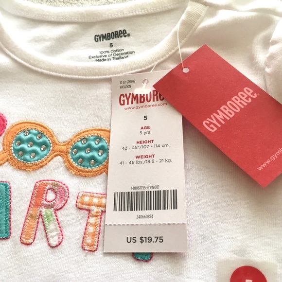 Little Girl Gymboree Pool Party Top Size 5 NWT - Picture 4 of 4